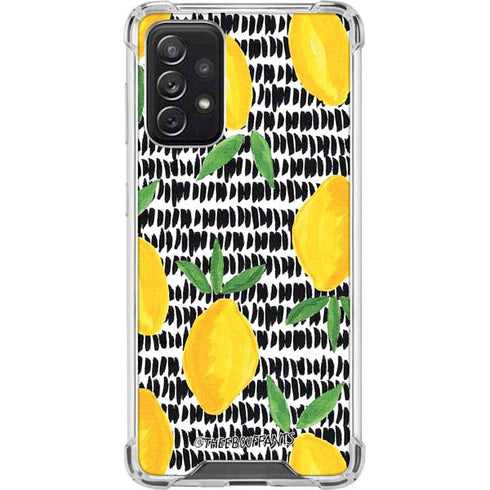 Bouffants and Broken Hearts Lemons 2 Galaxy A72 5G Clear Case